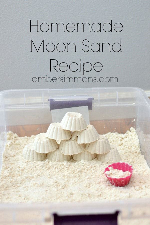 Homemade Moon Sand Recipe - TGIF - This Grandma is Fun