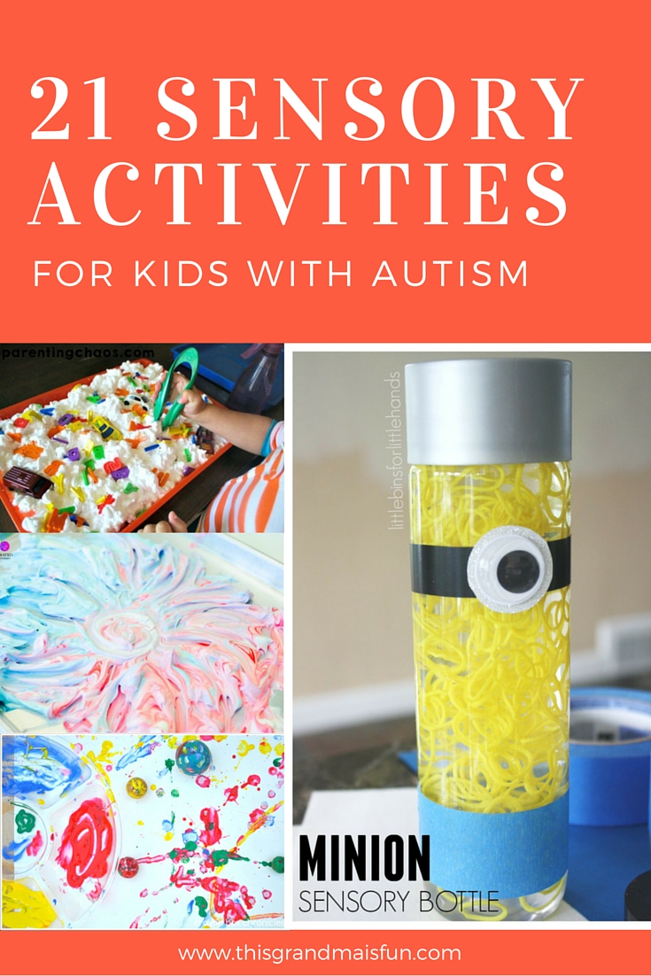 21 Sensory Activities For Kids With Autism - TGIF - This Grandma is Fun