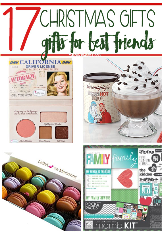 17 Christmas Gifts For Best Friends TGIF This Grandma Is Fun