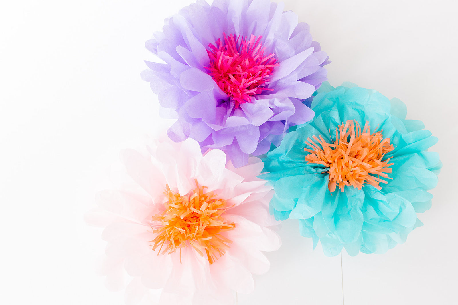 how to make giant tissue paper flowers