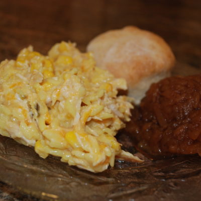 Slow Cooker Cheesy Chicken and Rice