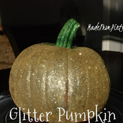 Glitter Pumpkins