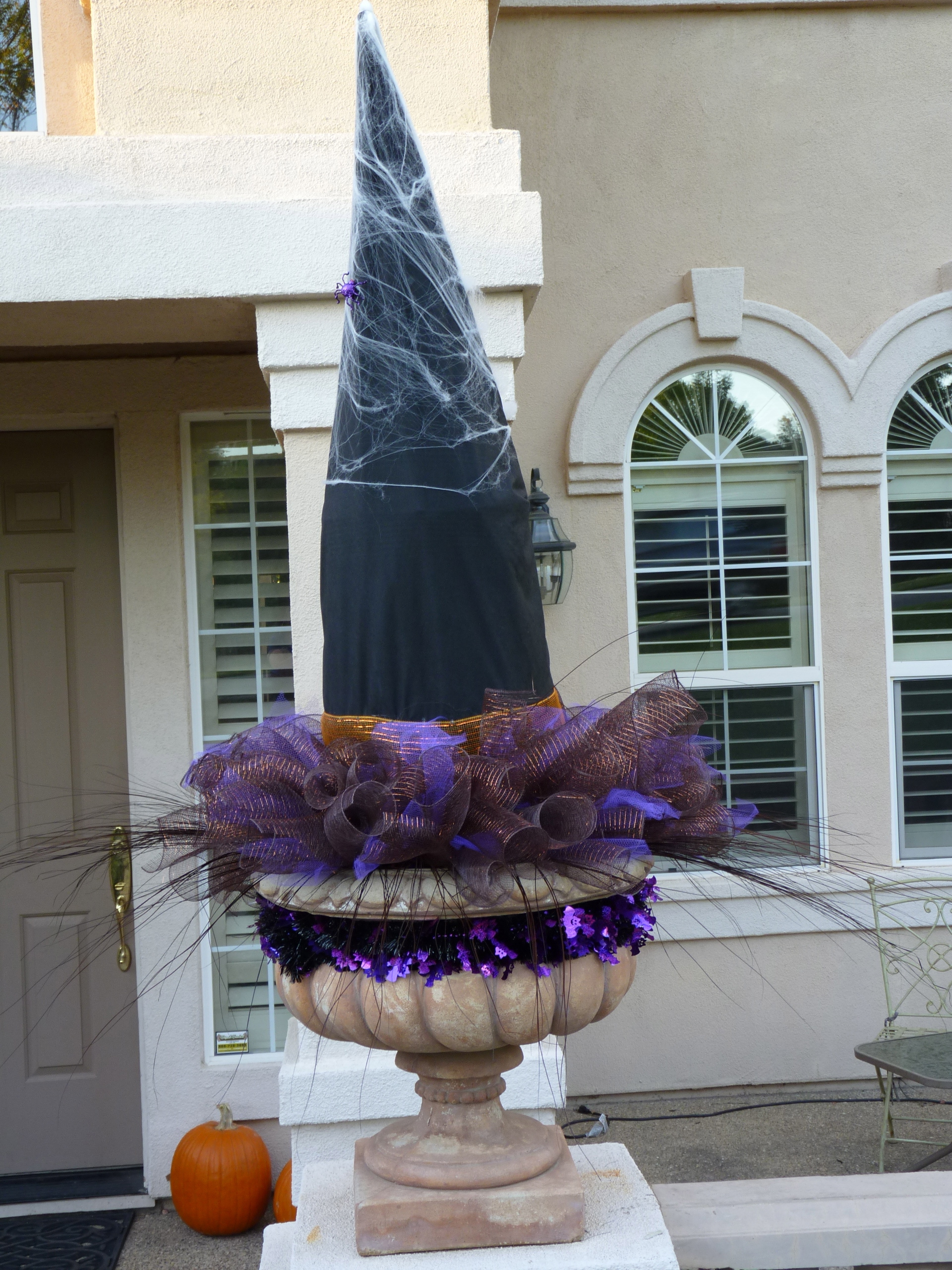 Tomato Cage Halloween Trees