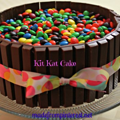 Kit Kat M&M Cake