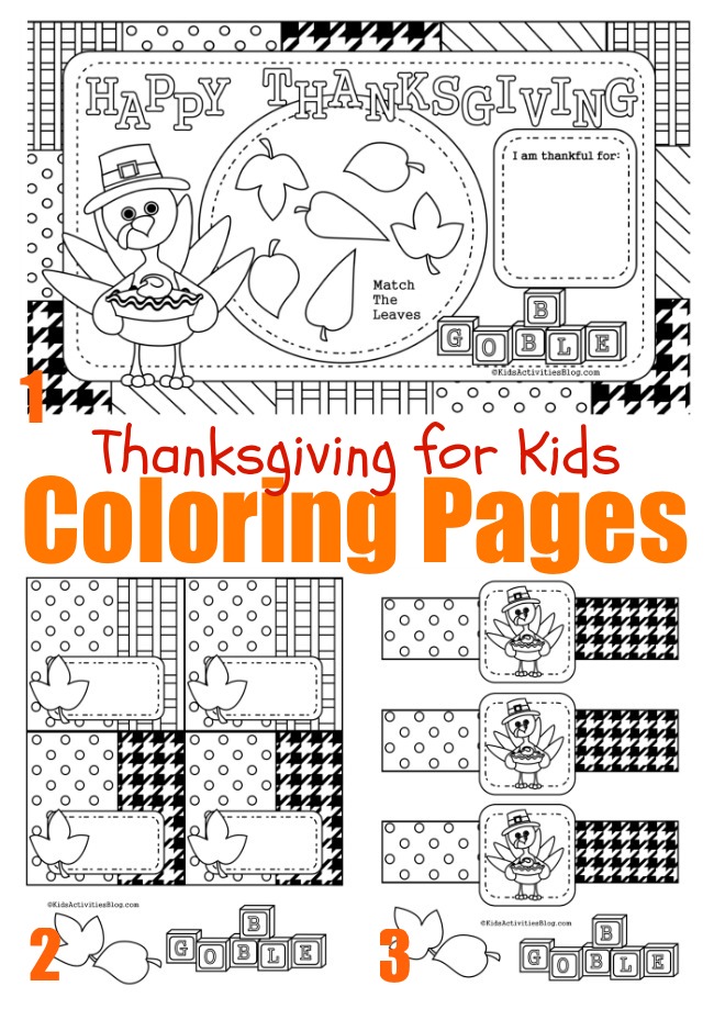 11 Free Thanksgiving Color By Number Pages For Kids