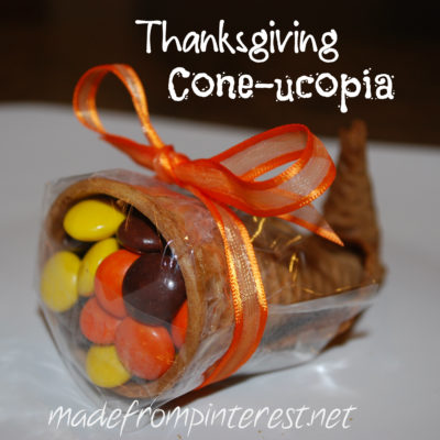 Sugar Cone Cornucopia