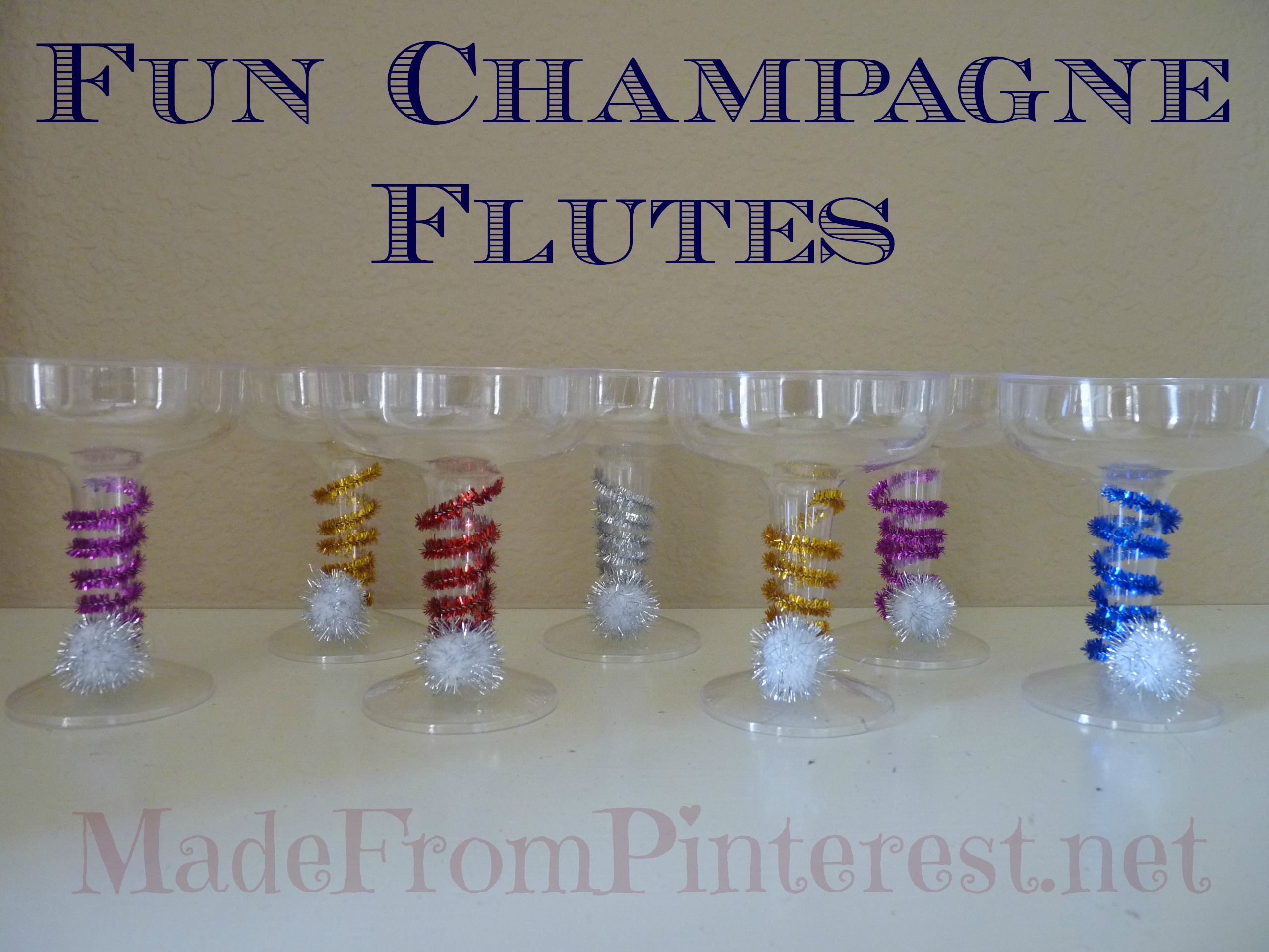 Fun Champagne Flutes