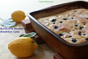 Buttermilk Blueberry Breakfast Cake