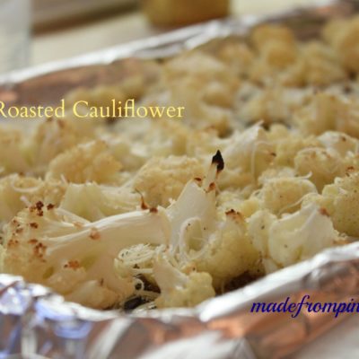 Oven Roasted Cauliflower