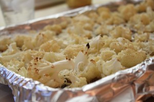Roasted Cauliflower - If you can't get your kids to eat cauliflower, this is recipe that will changed everything! Your kids will not only eat cauliflower they will be asking for more! #Recipe #Cauliflower