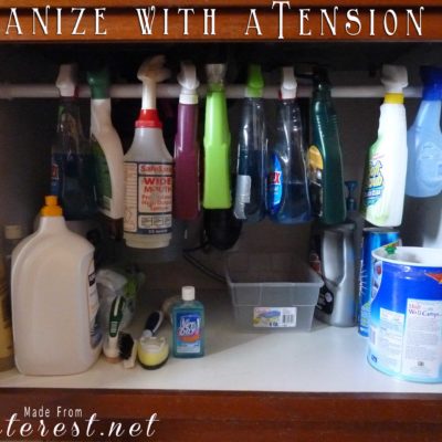 Organize with a Tension Rod