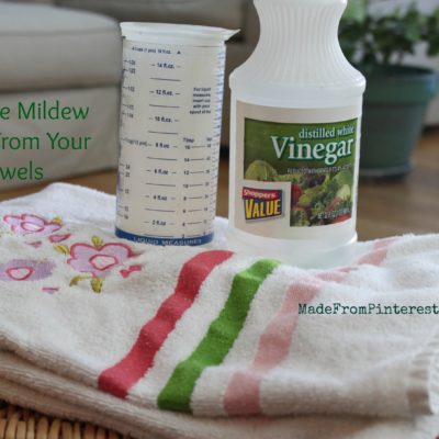 Remove Mildew Smell From Towels