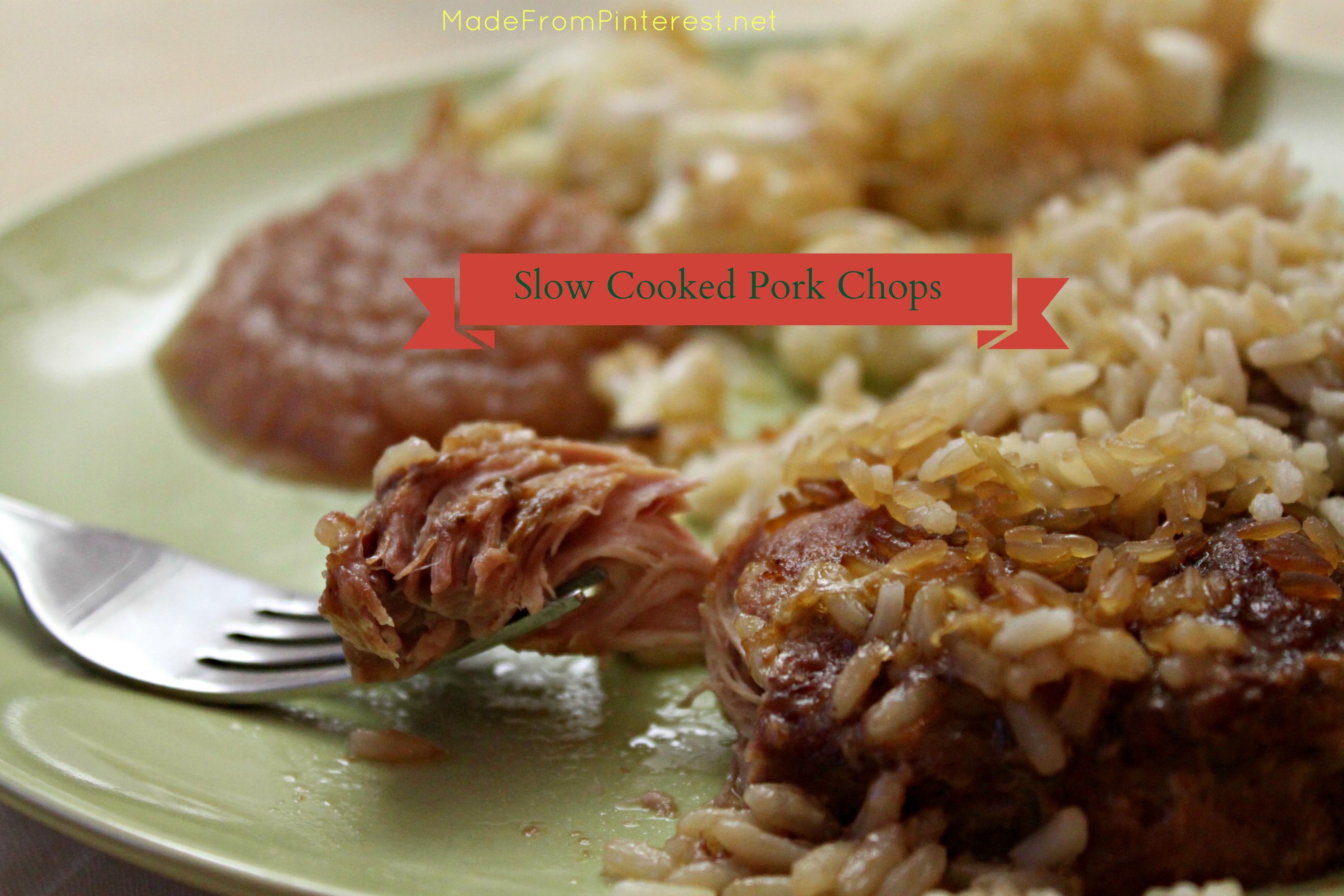 Slow Cooked Pork Chops