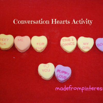 Conversation Hearts Activity