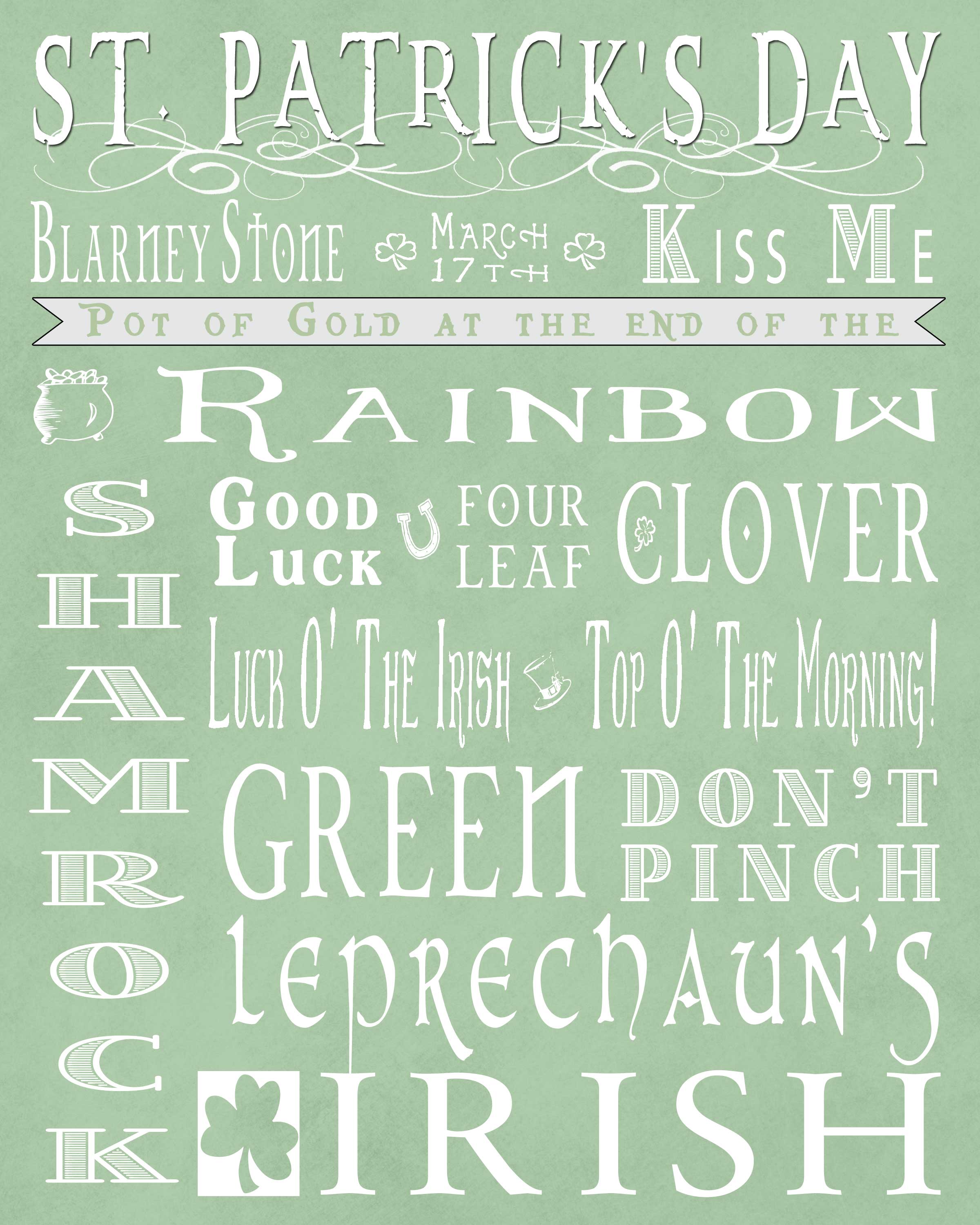 St. Patrick's Day Printable