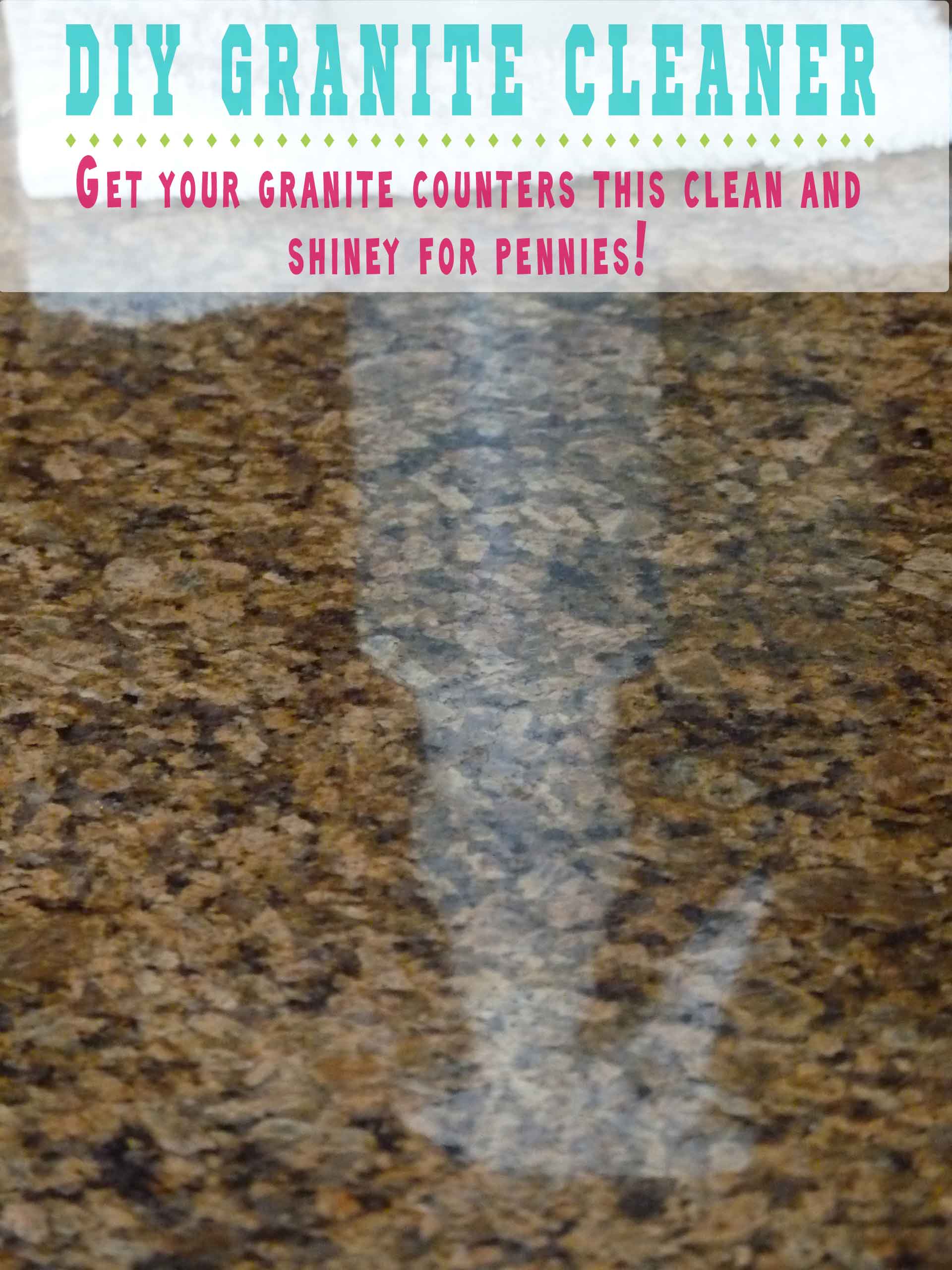 DIY Granite Cleaner