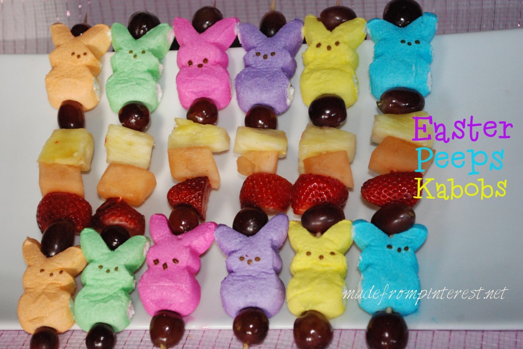 Easter Peeps Kabobs