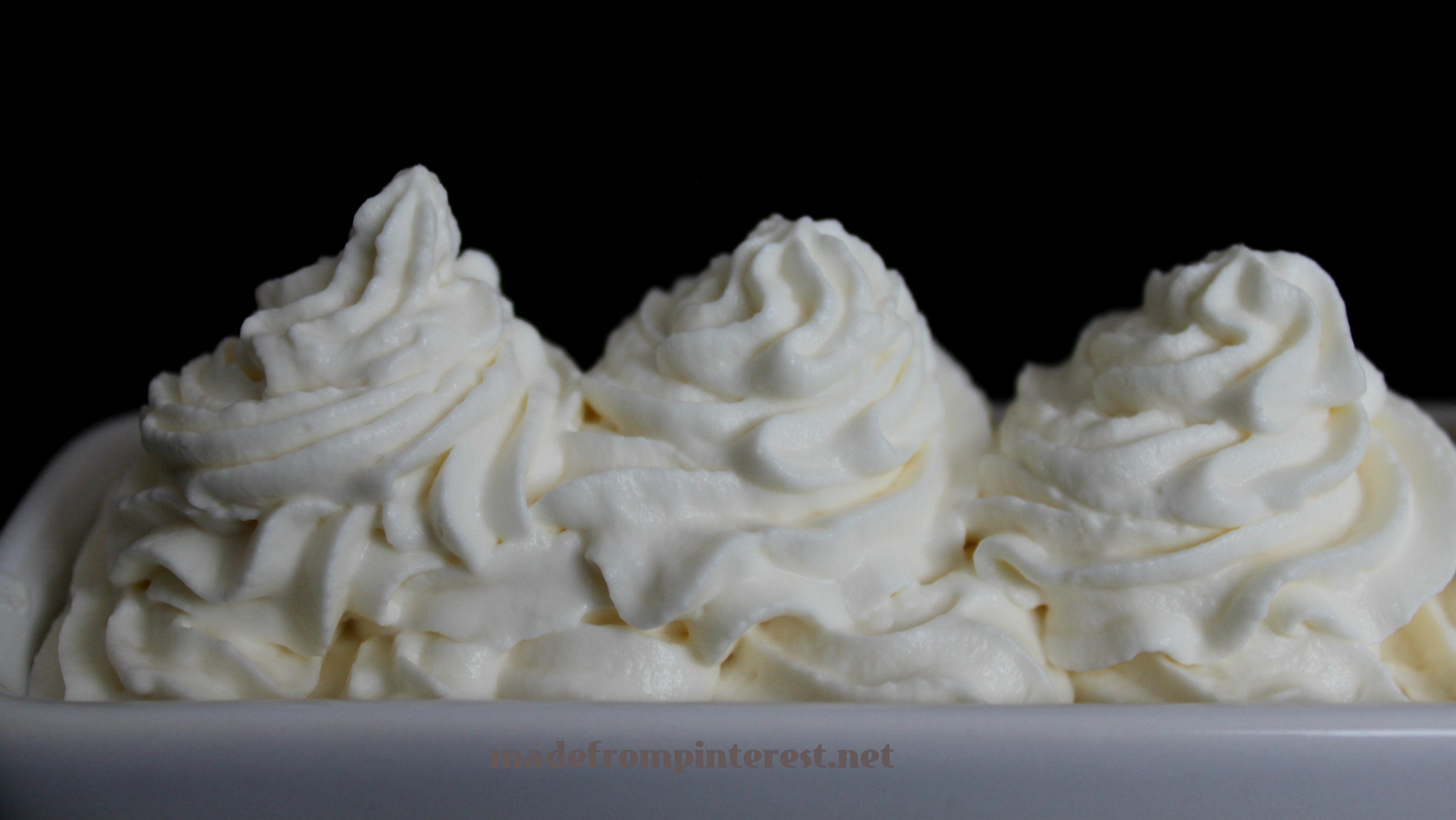 Stabilized Whip Cream