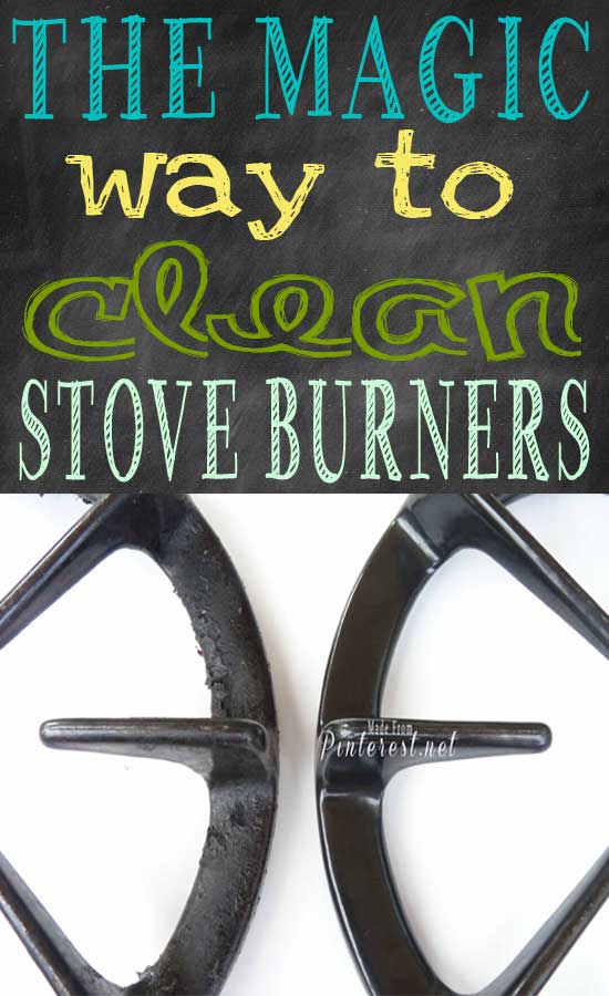 The Magic way to Clean Stove Burners