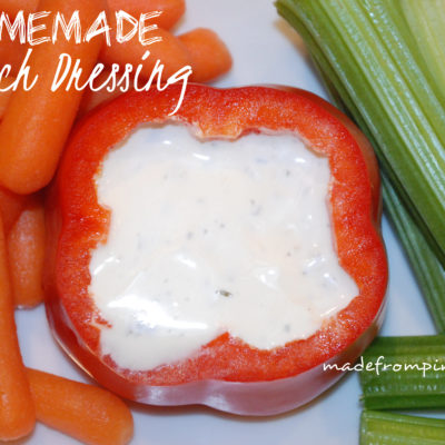 Homemade Ranch Dressing Recipe