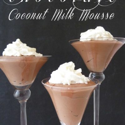 Chocolate Coconut Milk Mousse