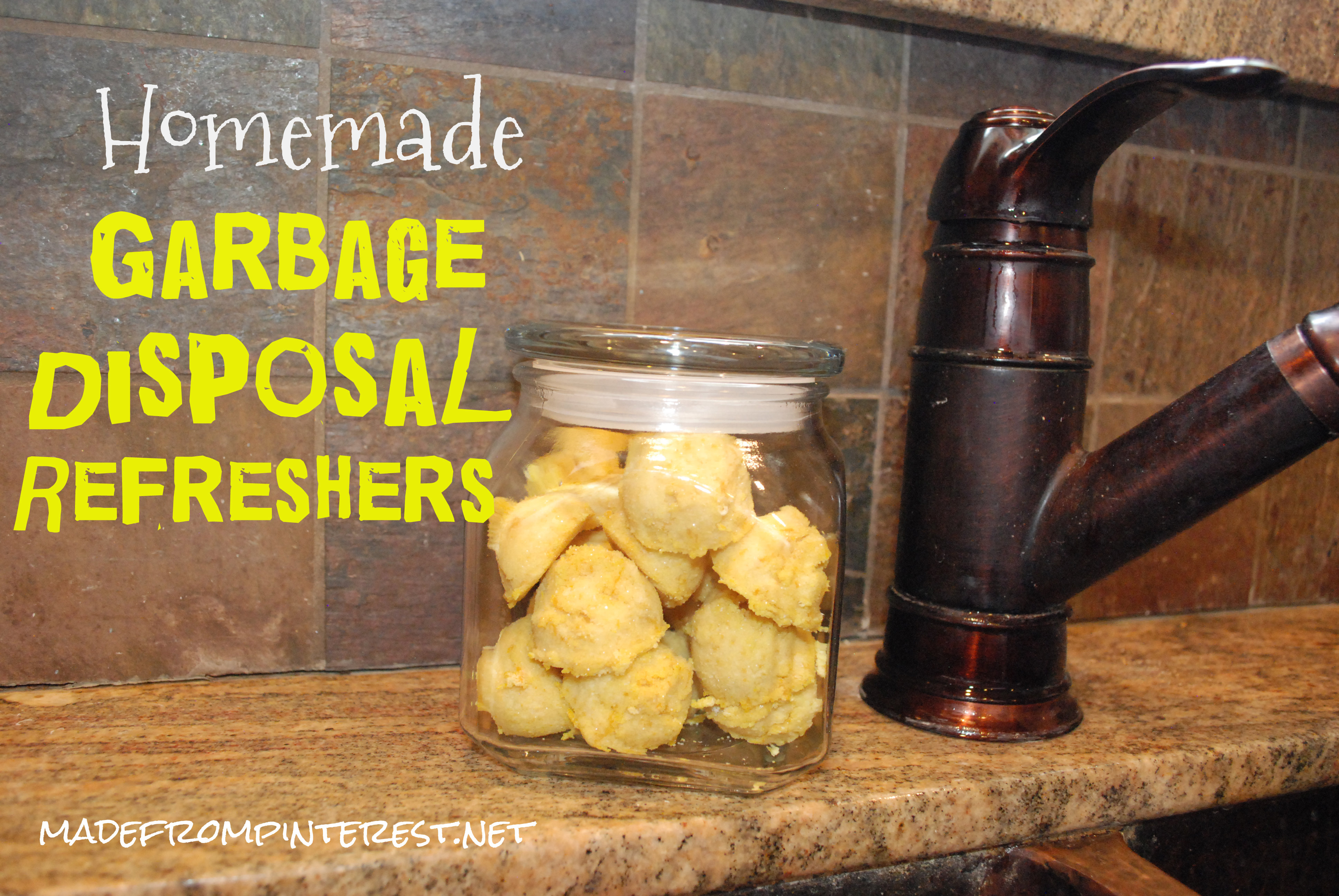 DIY Lemon Garbage Disposal Cleaner - Clean Mama