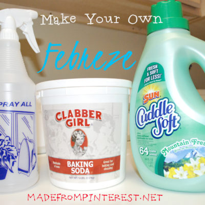 DIY Make Your Own Febreze