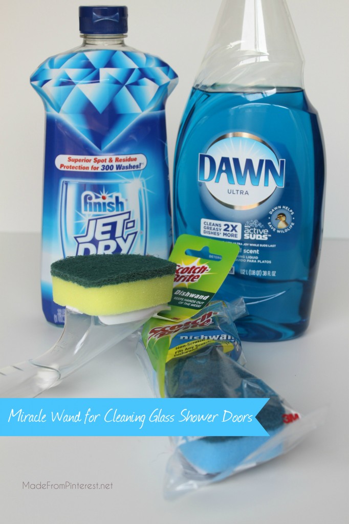 How to Make the Best Shower Door Cleaner Ever with Dawn & Vinegar