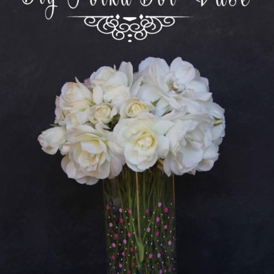 DIY Dotted Vase