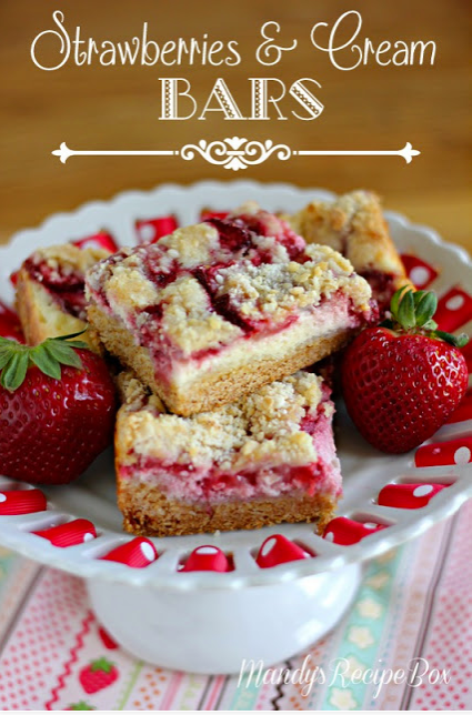 Strawberries & Cream Bars