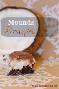 Sometimes you feel like a nut. Sometimes you don't. Nut or not, these Mounds Brownies will have you singing! madefrompinterest.net