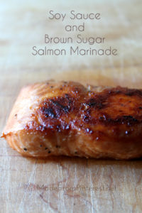 Soy Sauce and Brown Sugar Salmon Marinade is not only an easy weeknight meal, but elegant enough to impress guests. Carmelized, healthy, and delicious!