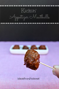 BBQ sauce, soy sauce, mustard and cranberry jelly over frozen meatballs cooked in crockpot. Recipe review from one of the sisters at Made From Pinterest