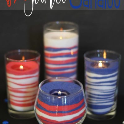 DIY Sand Candles