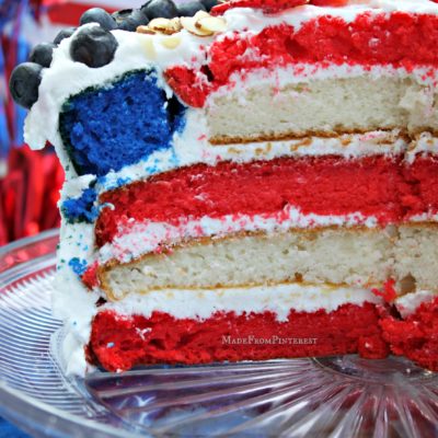 American Flag Cake