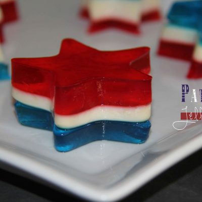 Patriotic Jello Stars - Reviewed and tested by one of the 3 crazy sisters at https://www.thisgrandmaisfun.com