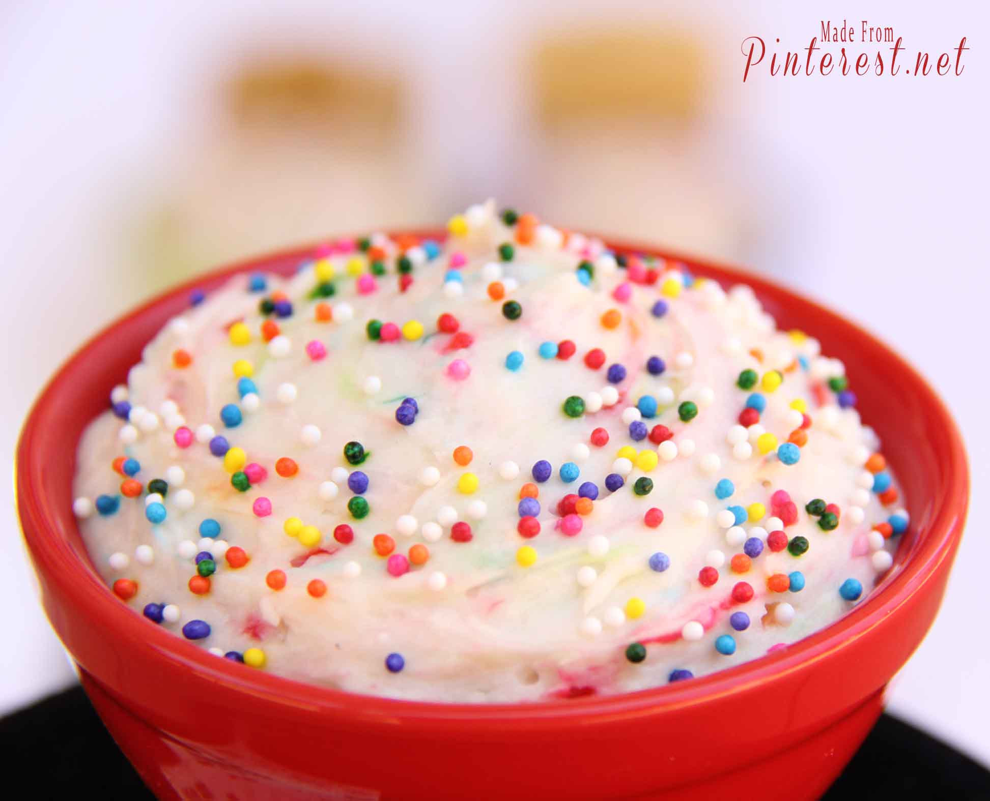Skinny Funfetti Cake Dip - tested and reviewed by one of the 3 crazy sisters at https://www.thisgrandmaisfun.com