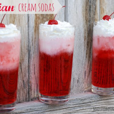 DIY Italian Cream Sodas