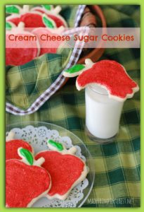 Cream Cheese Sugar Cookies. Perfect after school snack! madefrompinterest.net