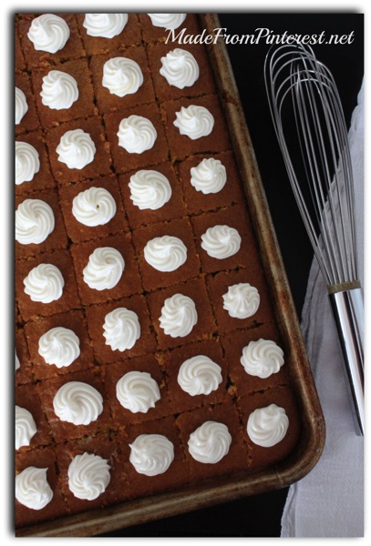 Eating these Pumpkin Bars with Cream Cheese Frosting is one of the reasons I look forward to Fall