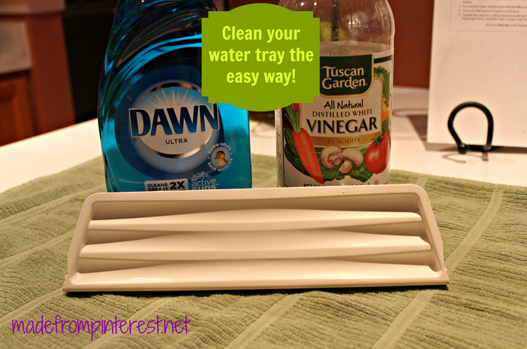 Clean Refridgerator Tray