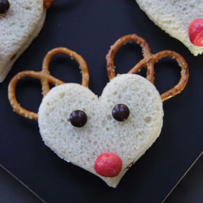 Rudolph The Red Nosed Reindeer Sandwiches