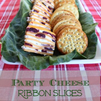 Party Cheese Ribbon Slices