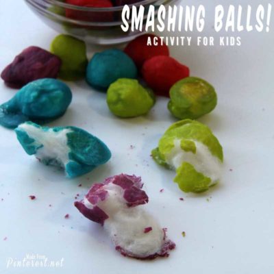 Smashing Balls (Baked Cotton Balls)