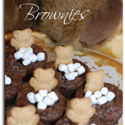 Teddy Bears in a Bubble Bath Brownies