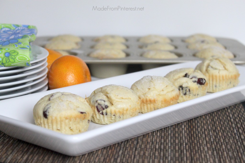 Cranberry Orange Muffins - Buttermilk makes them tender.