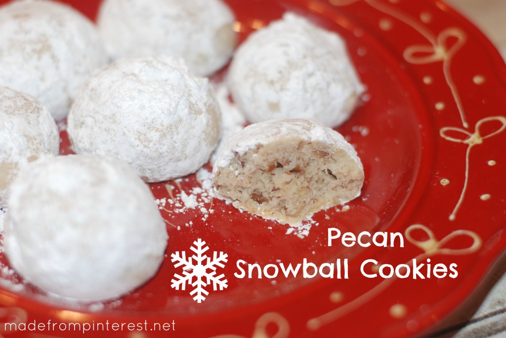 Snowball Cookies.  A christmas favorite!  MadeFromPinterest.net