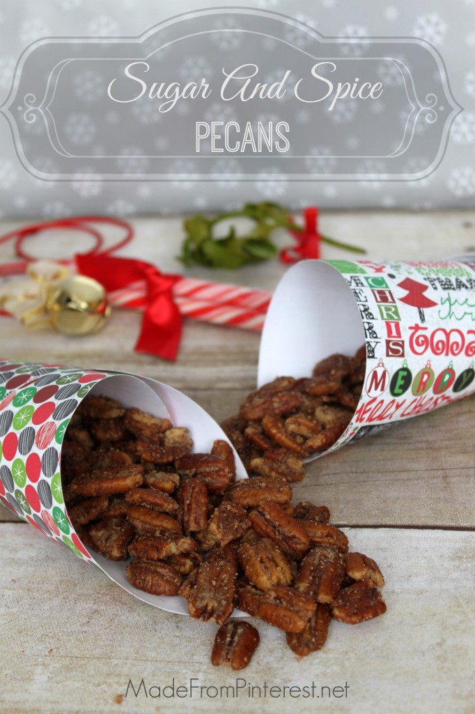 Sugar and Spice Pecans - Perfect for salads and snacking. Great compliment to all the cookies and candy this season.
