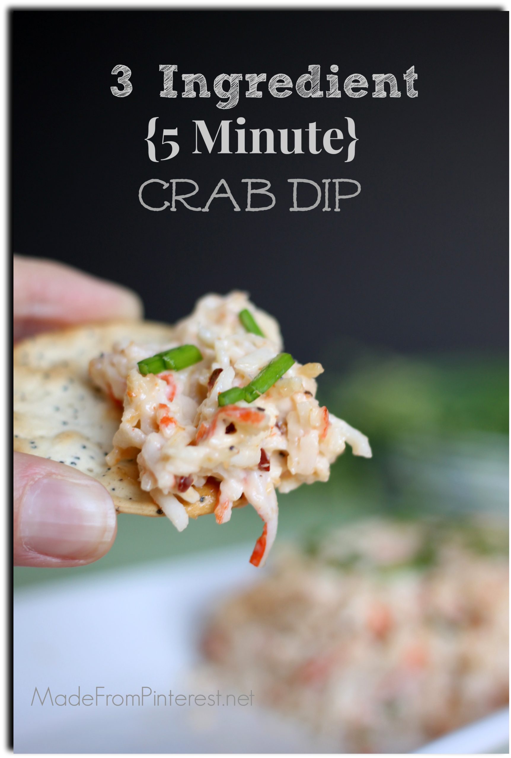 3 Ingredient 5 Minute Crab Dip - TGIF - This Grandma is Fun