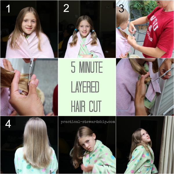 Practical Stewardship diy layered haircut